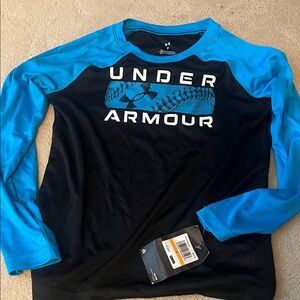 Under Armour boys baseball Long Sleeve Tee